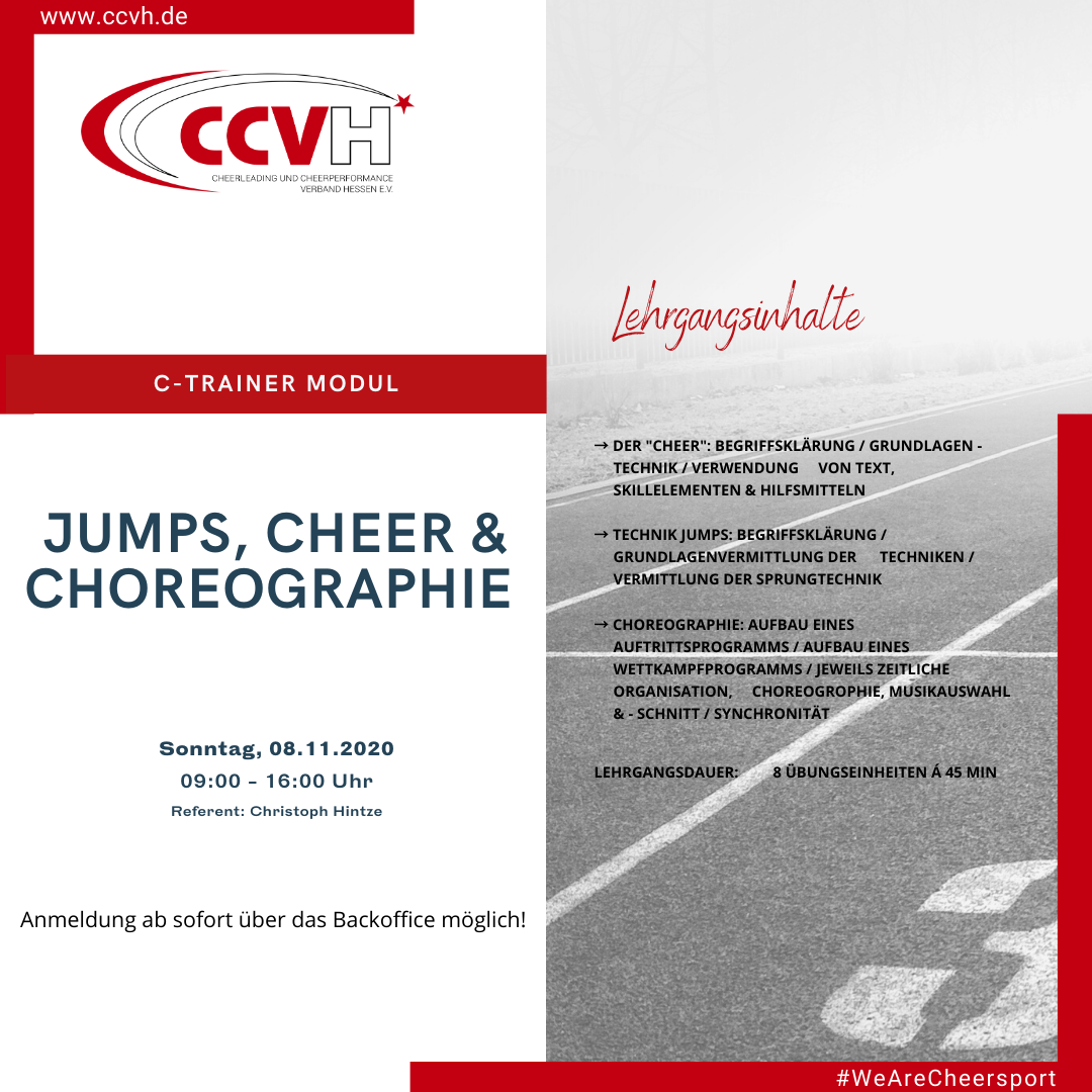 C-Trainer Modul – Jumps, Cheer & Choreographie