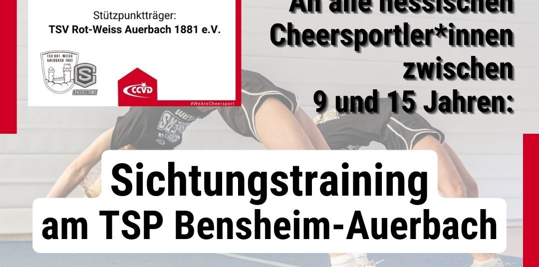 Sichtungstraining am TSP Bensheim-Auerbach