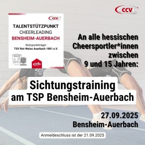 Sichtungstraining am TSP Bensheim-Auerbach