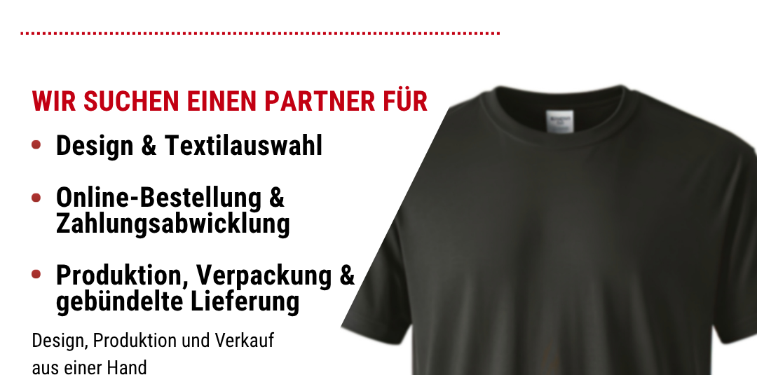 Eventshirt-Partner gesucht