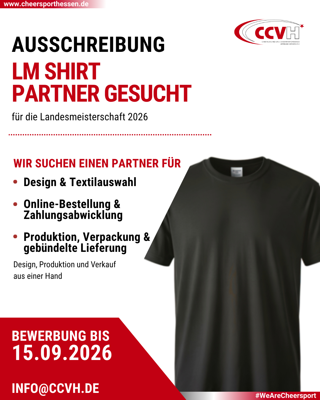 Eventshirt-Partner gesucht Eventshirt-Partner gesucht